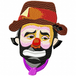 Joker Clowns Embroidery Design 8